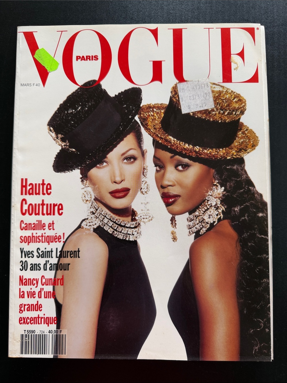 March 1992 Paris Vogue